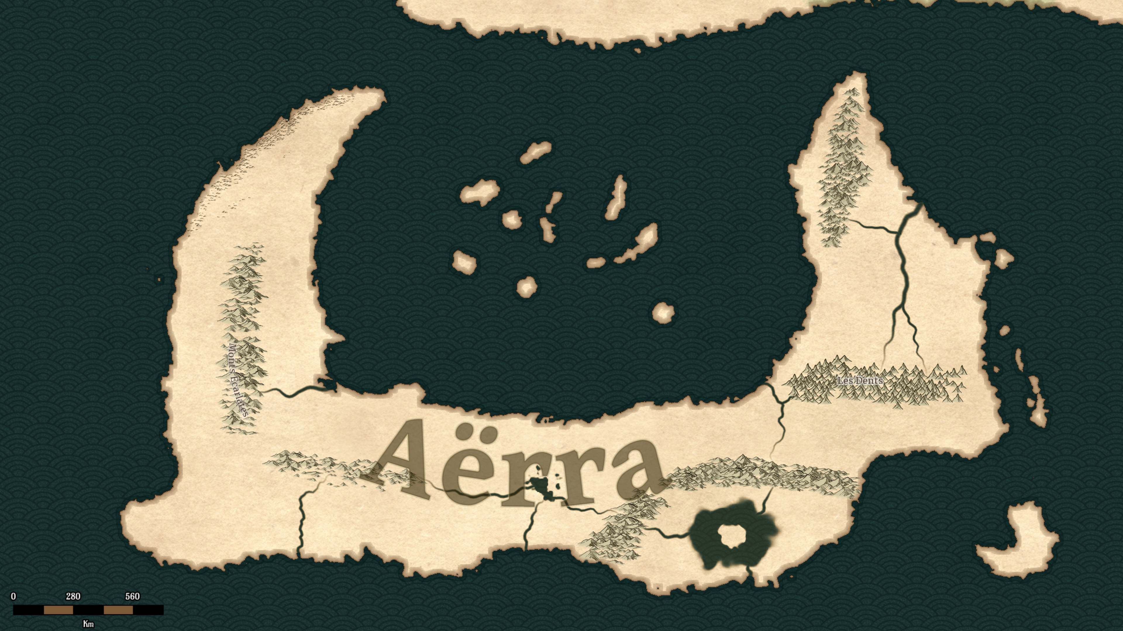Carte d&rsquo;Aërra